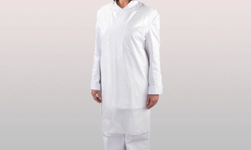 Disposable - Aprons - White