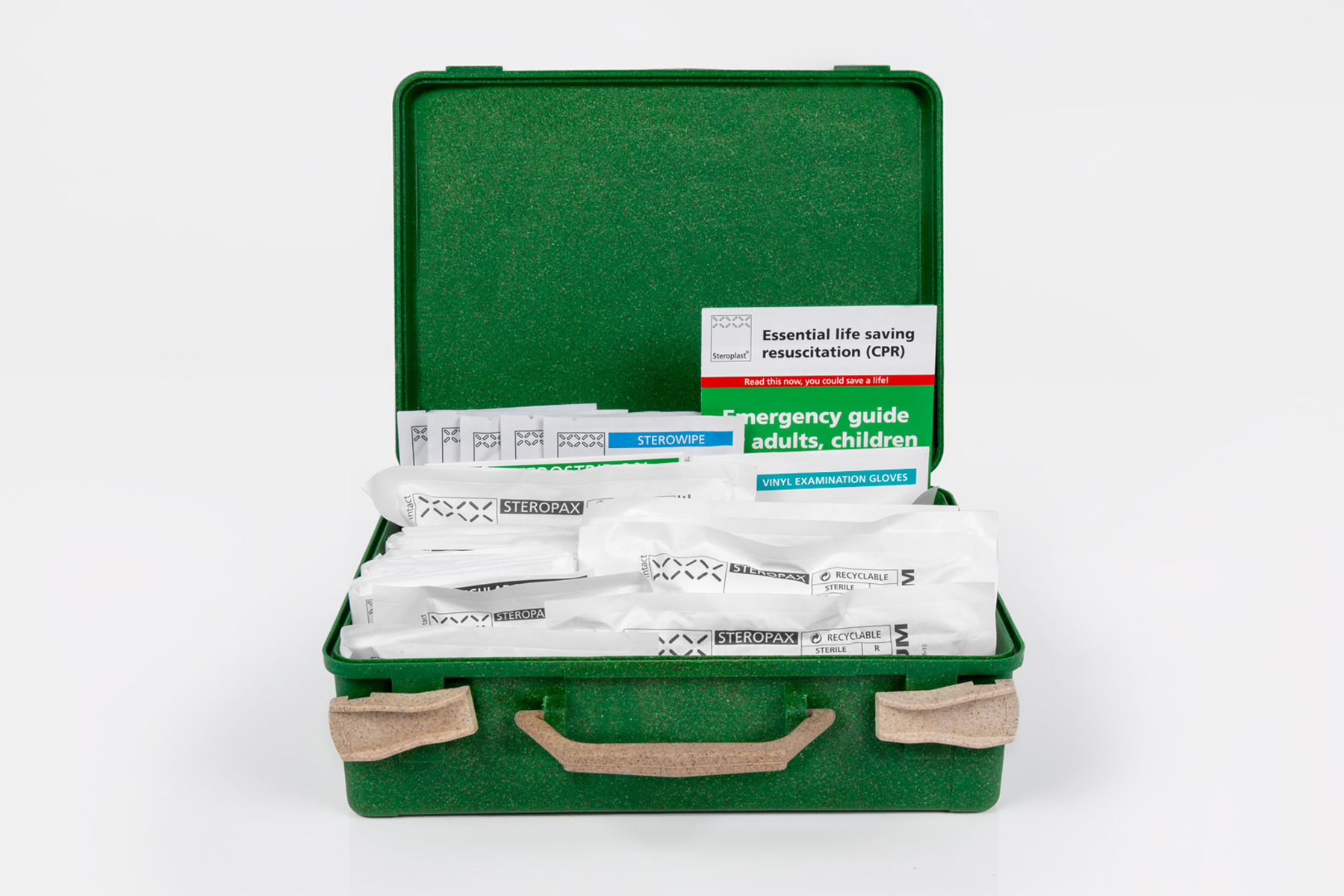 recyclable kit box and contents