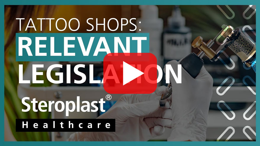 Guidance on compliance with laws and standards applicable to tattoo shops, focusing on health and safety requirements.