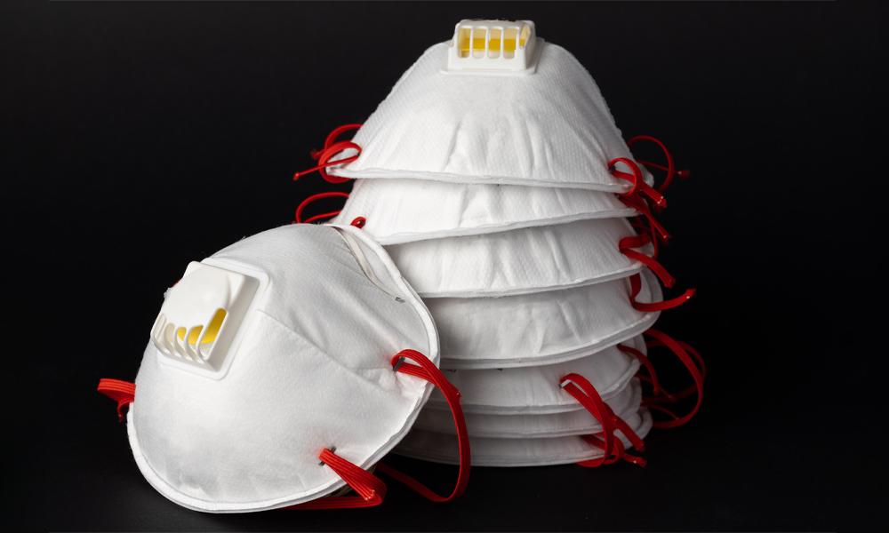 valved dust mask